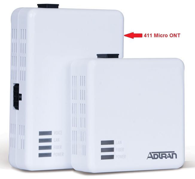 photo of Adtran ONT box