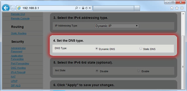 Dynamic IP step 9