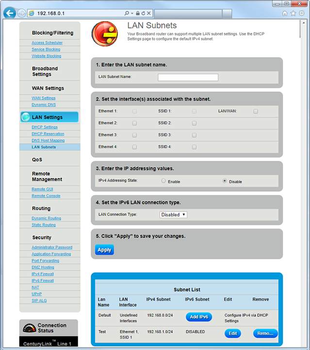 LAN Subnets Step 6