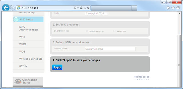 Basic Wireless Setup Step 11