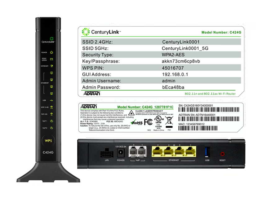 Adtran C424G modem