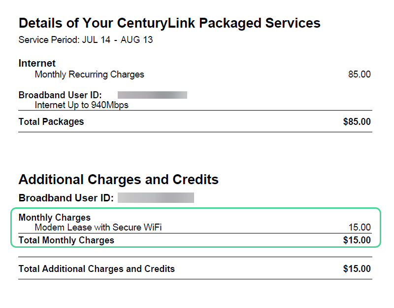 Screenshot of modem settings showing Cyber Security as on and protected